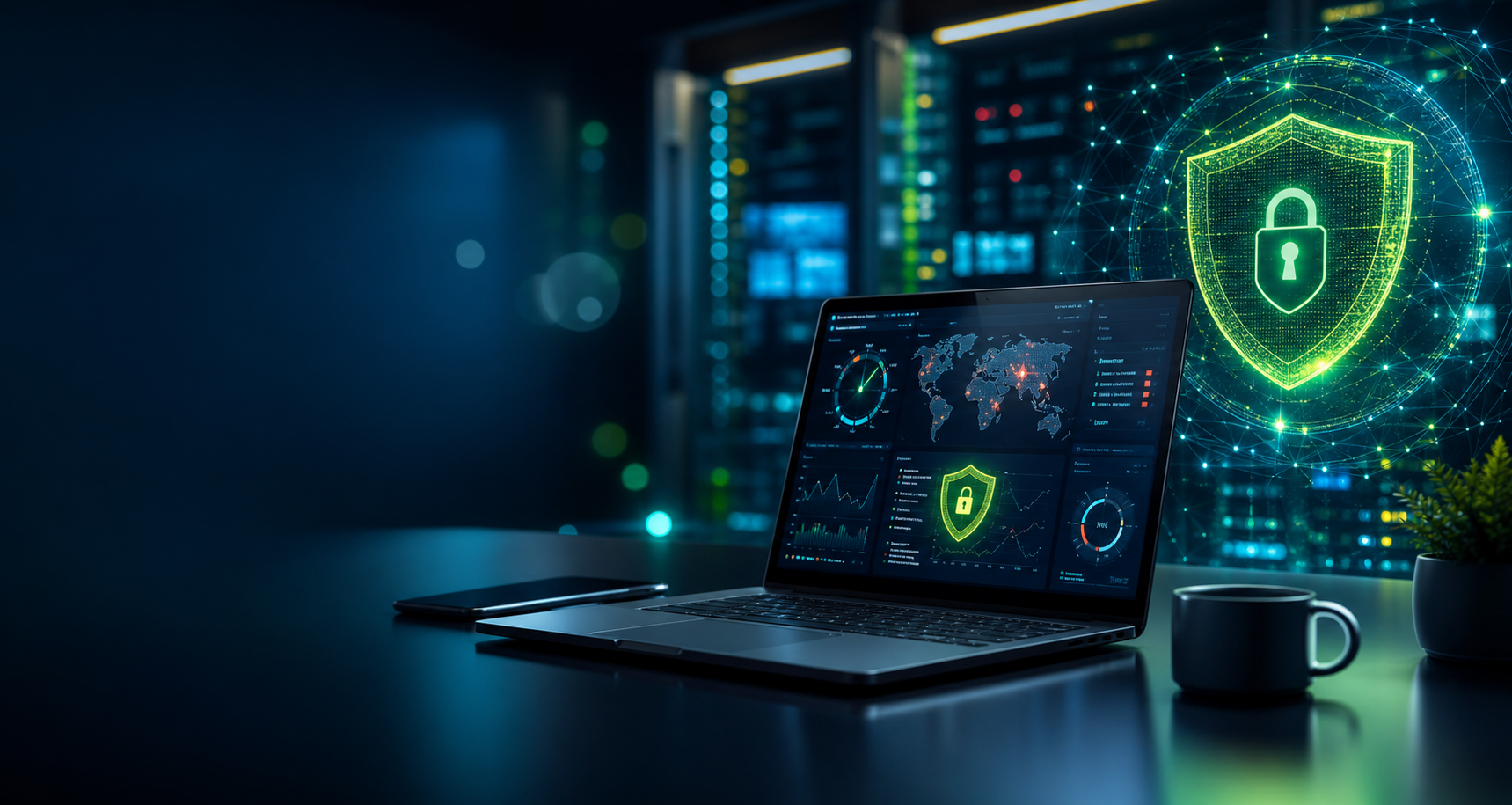 Cyber security protection dashboard